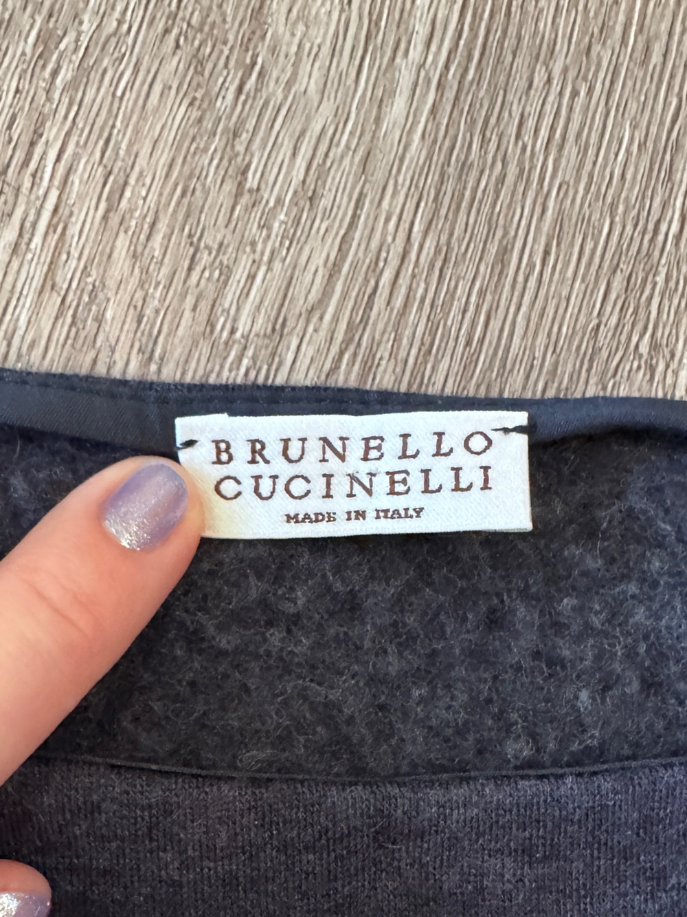 Brunello Cucinelli Authenticated Virgin Wool and Cashmere Blend Pullover Sweater